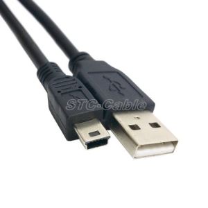 USB 2.0 A-Mini B kabelis